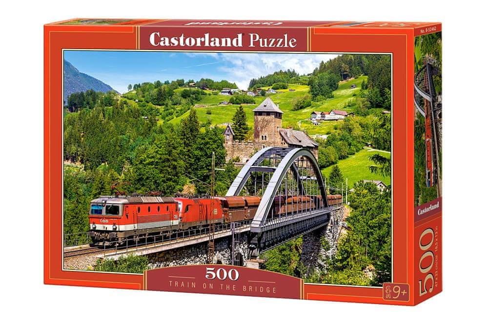 JOKOMISIADA  Puzzle 500 ks. Vlak na moste značky JOKOMISIADA