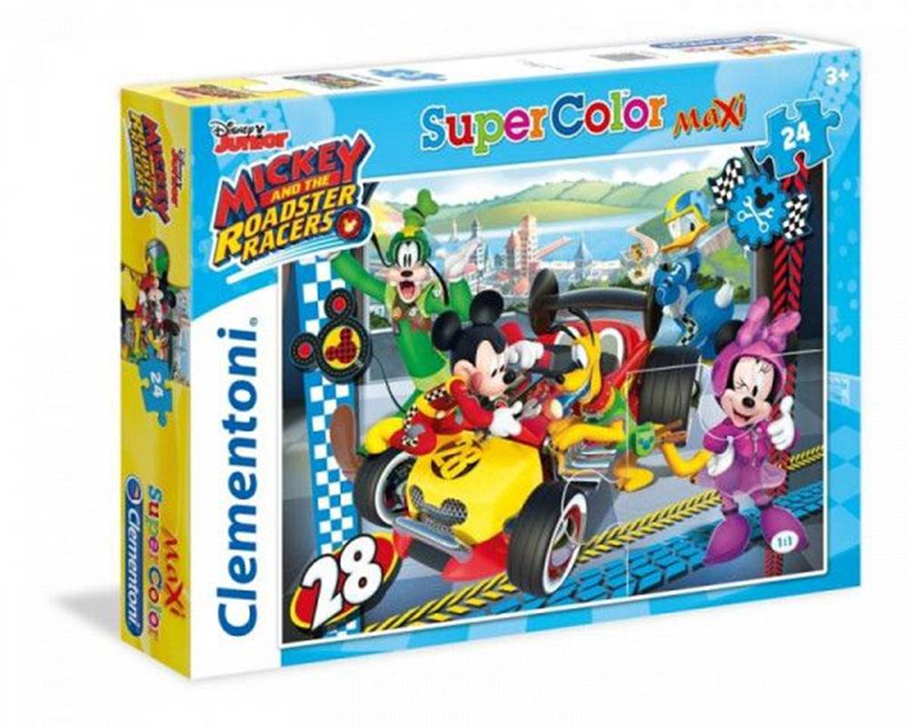  Clementoni Puzzle Maxi Mickey racer / 24 dielikov
