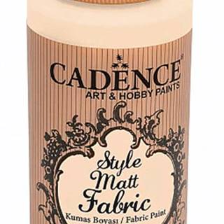  Cadence Klasická textilní barva Style Matt Fabric 50 ml - vanilková