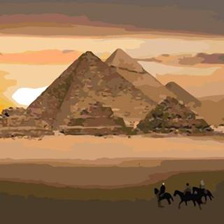 Gaira® Malovanie podľa čísel Pyramídy M1361