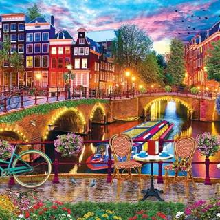 MasterPieces Puzzle Svetla Amsterdamu 1000 dielikov
