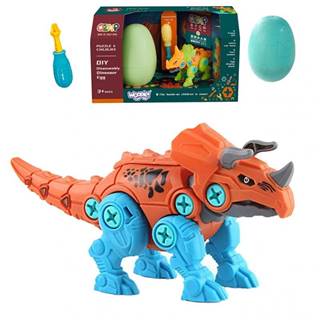 WOOPIE Stavebnica Dinosaur Triceratops Egg Torsion + skrutkovač