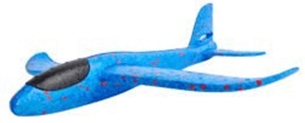 Kruzzel  Penové hádzacie lietadlo 37cm modré ISO 9137 značky Kruzzel