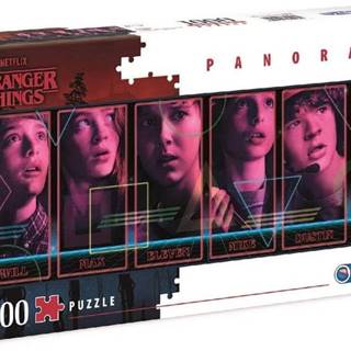 Clementoni Panoramatické puzzle Netflix: Stranger Things 1000 dielikov