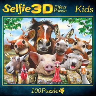 M.I.C. MIC Puzzle Farma selfie 3D 100 dielikov