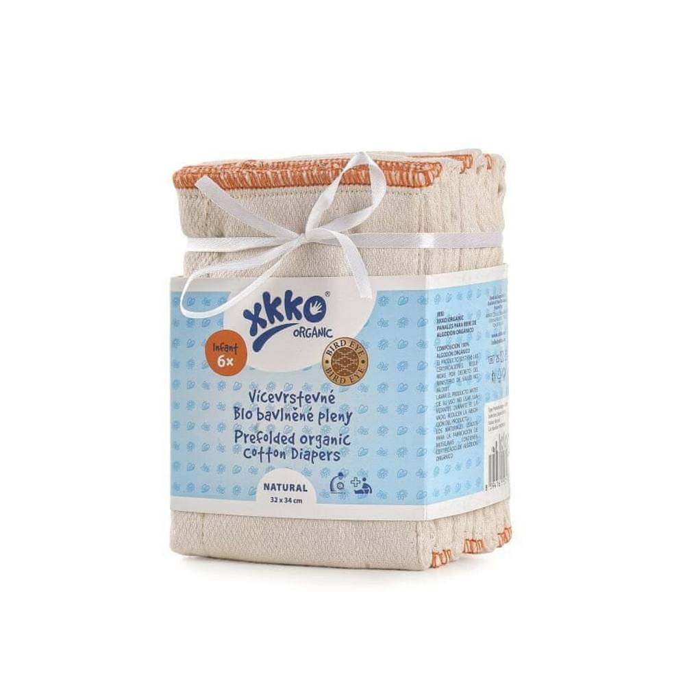 XKKO  Organic Viacvrstvové plienky (4/6/4) BirdEye NATURAL - Infant značky XKKO