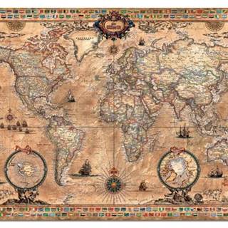 EDUCA Puzzle Antická mapa sveta 1000 dielikov