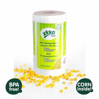 XKKO  ECO - 100% biodegradabilné separačné plienky - 200ks/rolka ( 30x19cm/1ks) značky XKKO
