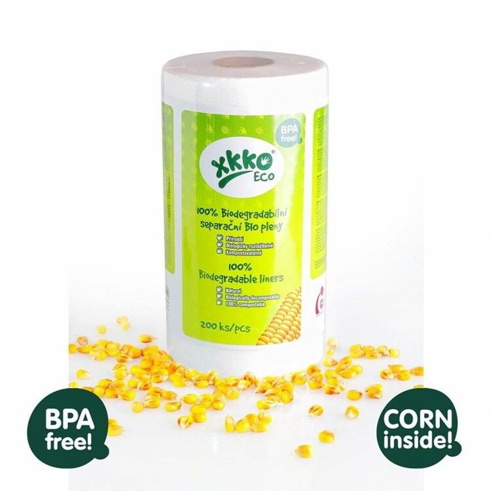 XKKO  ECO - 100% biodegradabilné separačné plienky - 200ks/rolka ( 30x19cm/1ks) značky XKKO