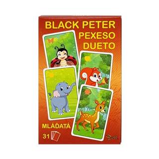 Deny Hra čierny Peter 3v1 Mláďatá