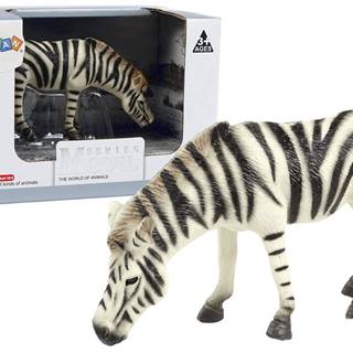 Lean-toys Veľká zberateľská figúrka Zebra Zvieratá sveta