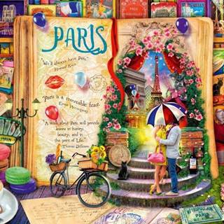  BLUEBIRD Puzzle Život ako otvorená kniha: Paríž 4000 dielikov
