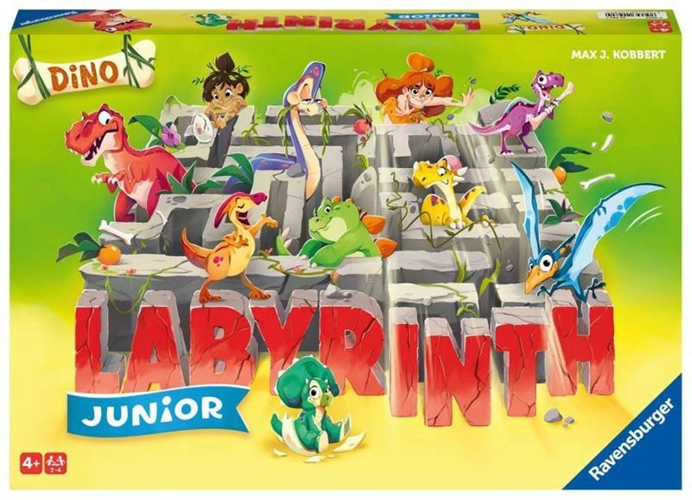 Ravensburger  Labyrinth Junior Dinosaury - spoločenská hra značky Ravensburger