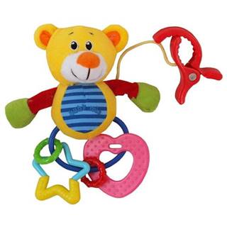 Baby Mix  Plyšová hračka s hrkálkou medveď značky Baby Mix