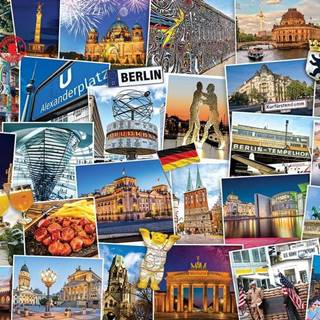 EuroGraphics Puzzle Svetobežník - Berlín 1000 dielikov