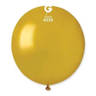 Gemar Balóny guľaté metalické zlaté 48cm 10ks