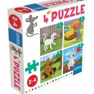 4 puzzle myška