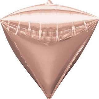 Amscan  Fóliový balón diamant ružovo-zlatý 40cm značky Amscan