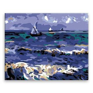 Malujsi Maľovanie podľa čísel - Svätý oceán - Van Gogh - 50x40 cm,  plátno vypnuté na rám