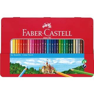 Faber-Castell  Pastelky Castell set 36 farebné v plechu s okienkom značky Faber-Castell