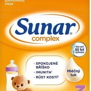 Sunar  Complex 3 batoľacie mlieko 600 g značky Sunar