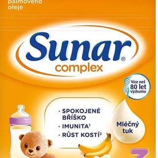 Sunar  Complex 3 batoľacie mlieko banán 600 g značky Sunar