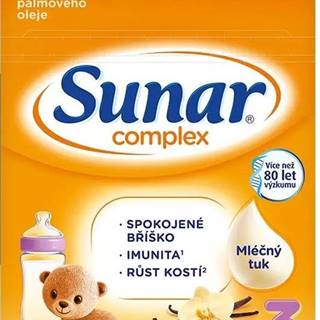 Sunar Complex 3 batoľacie mlieko vanilka 600 g